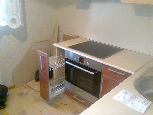 Стандартная угловая кухня " Уют" (пример 35)